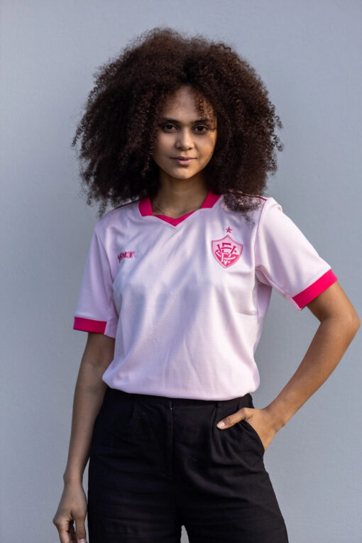 Camisa Outubro Rosa 2025 Esporte Clube Vitória Feminino Volt - Image 2