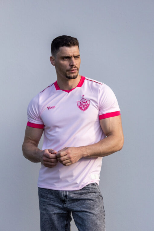 Camisa Outubro Rosa 2025 Esporte Clube Vitória Masculina Volt