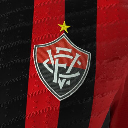 Camisa Jogo 1 2025 Vitória Feminina Volt Rubro Negra - Image 3