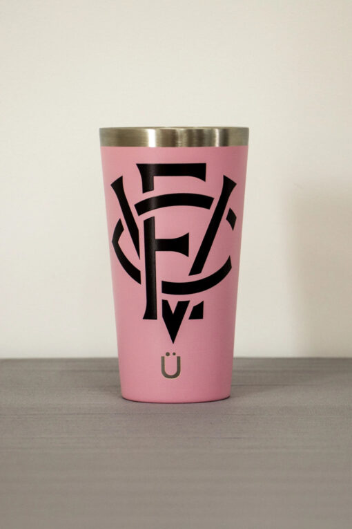 Copo Térmico 473 Ml Esporte Clube Vitória Rosa