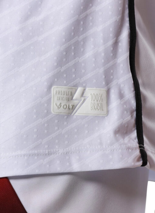Camisa Plus Jogo 2 2025 Esporte Clube Vitória Masculina Branca Volt - Image 7
