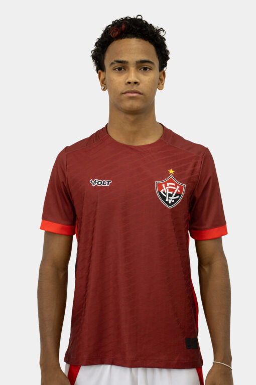 Camisa Plus  Goleiro 2 2025 Esporte Clube Vitória Masculina Bordô Volt