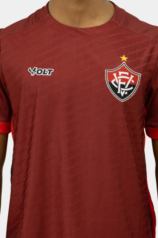 Camisa Plus  Goleiro 2 2025 Esporte Clube Vitória Masculina Bordô Volt - Image 4