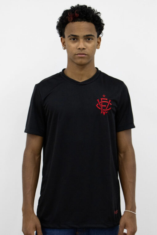 Camisa Dry 2025 Esporte Clube Vitória Preta Volt