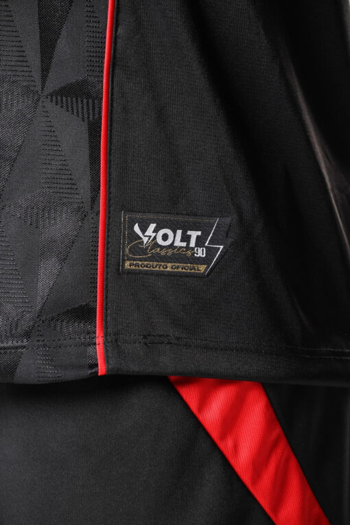 Camisa Plus Jogo 3 2025 Esporte Clube Vitória Masculina Preta Volt - Image 9