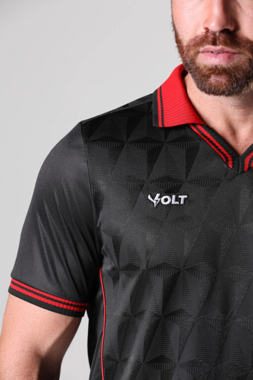 Camisa Jogo 3 2025 Esporte Clube Vitória Masculina Preta Volt - Image 3