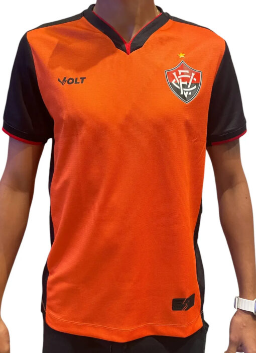 Camisa Goleiro 1 Vitória 2024 Laranja Masculina Volt