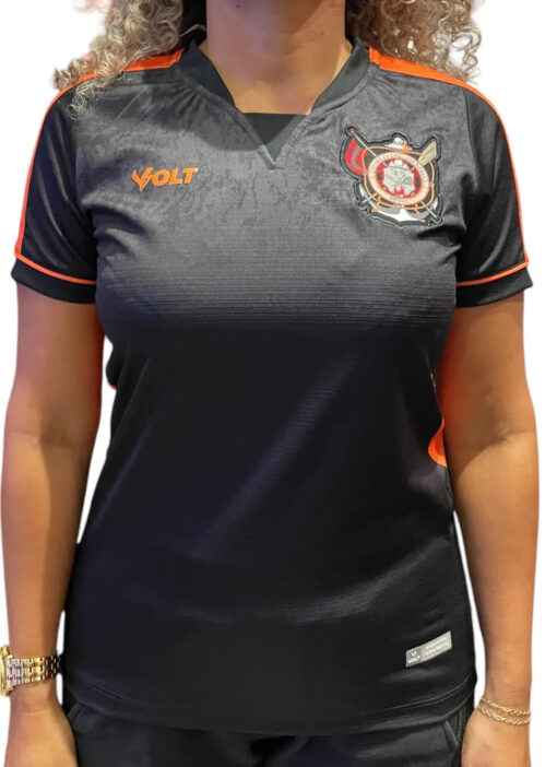 Camisa Goleiro 4 Vitória 2024 Preta Feminina Volt
