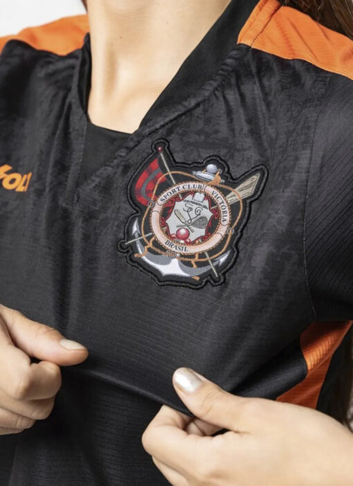 Camisa Goleiro 4 Vitória 2024 Preta Feminina Volt - Image 3