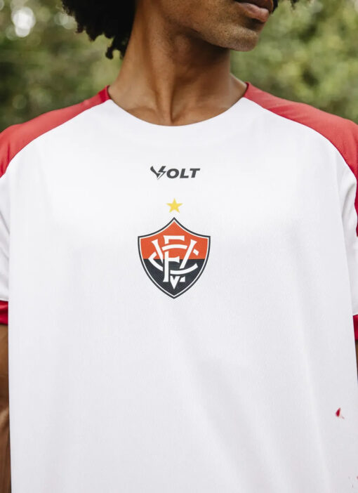 Camisa Aquece Vitória 2025 Branca Masculina Volt - Image 4