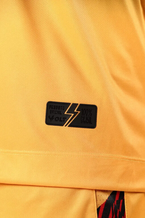 Camisa Copa Do Nordeste Goleiro 2025 Vitória Masculino Amarelo Volt - Image 4